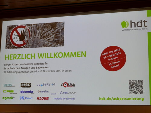 Forum Asbest und andere Schadstoffe 2023